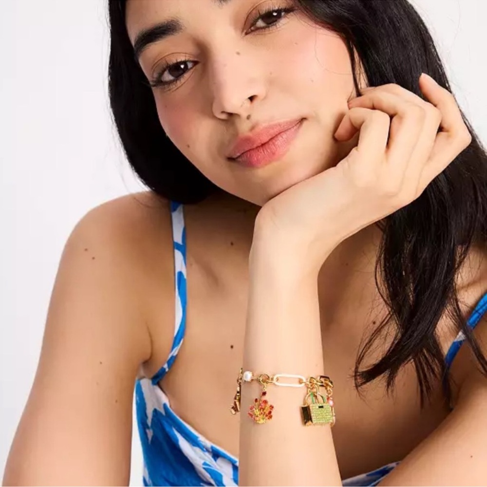 $168 Kate Spade Sweet Treasures Charm Bracelet - Picture 2 of 6
